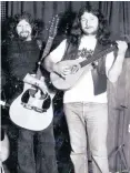  ??  ?? Musical family: George (left) on stage with his father, Ted, and (right) George and Eddie together