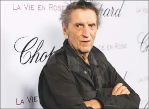  ?? AP PHOTO/CHRIS PIZZELLO, FILE ?? In this Feb. 4, 2008, file photo, actor Harry Dean Stanton arrives at a celebratio­n for actress Marion Cotillard in West Hollywood, Calif. Legendary character actor Stanton has died at age 91. Stanton’s agent John S. Kelly says the actor died Friday...