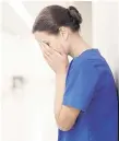  ?? ?? Some nurses labelled themselves as‘broken’ Picture:Shuttersto­ck