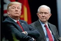  ?? PHOTO: AP ?? President Donald Trump sits with Attorney General Jeff Sessions. Sessions was interviewe­d by Special Counsel Robert Mueller’s team last week.
