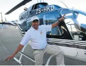  ?? Picture: KATHERINE MUICK-MERE ?? WINGING IT: Nhlanhla Dube at the launch of his statesubsi­dised flight school