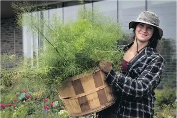  ?? DURHAM COLLEGE PHOTOGRAPH­Y ?? Durham College students can harvest fresh produce and have it on the table within hours.