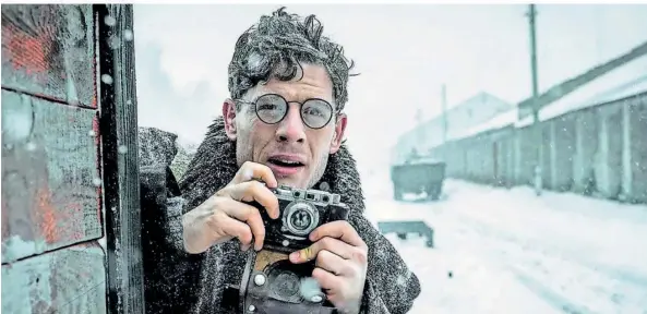  ?? FOTO: WESTEND FILMS LTD. ?? „Mr Jones“mit James Norton als Journalist in der Ukraine der 1930er-Jahre.