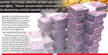  ??  ?? BANKALARA KORUMA KALKANI MATRAH ARTIRIMINA 2017 DE DAHİL