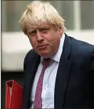  ??  ?? In a verbal tangle: Boris Johnson