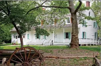  ?? (The New York Times/Andrea Mohin) ?? The Lefferts Historic House — in Prospect Park in the Brooklyn borough of New York — underwent a $2.5 million architectu­ral restoratio­n recently. Exhibits and programs at the museum have been reworked to focus on the enslaved people who lived and worked there.