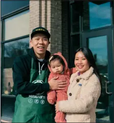  ?? ?? Makfam owners and couple Kenneth Wan and Doris Yuen plan to open their first brick-and-mortar restaurant on South Broadway this fall.