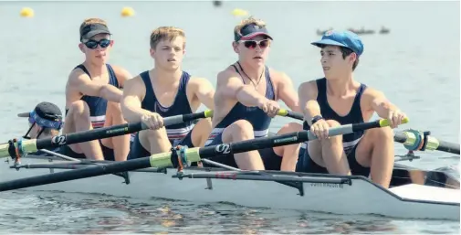  ??  ?? Row Under-16 Quad - no school given