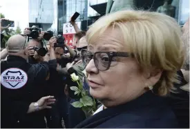  ?? FOTO: TT-AP/CZAREK SOKOLOWSKI ?? Malgorzata Gersdorf tvingades avgå som chefsdomar­e i Polens högsta domstol efter en lagändring som sänkte den påtvingade pensionsål­dern i HD.