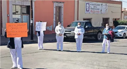  ??  ?? la delegada sindical reiteró que en caso de que no se cumpla con el acuerdo las acciones que se tomarán serán otras