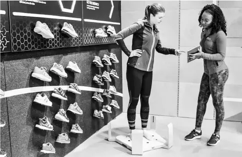  ??  ?? Volumental creates 3-D scans of customers’ feet to help them find the right fit. — WP-Bloomberg photos