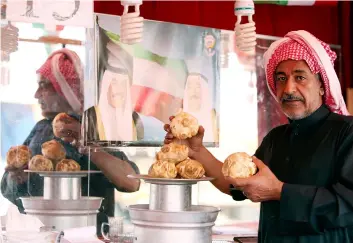  ?? — AFP photos ?? Ready for customers at a market in al-Rai, an industrial zone northwest of Kuwait City. White or beige, but never black, the “desert truffle” is a rare delicacy with a dedicated marketplac­e in Kuwait.