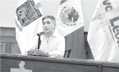  ?? ESPECIAL ?? El funcionari­o estatal refirió que a Somohano no se le localizó en su domicilio.