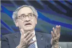  ?? VICTOR J. BLUE / BLOOMBERG ?? Caisse CEO Michael Sabia said he is confident countries will be able to avoid an all-out trade war.