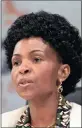  ??  ?? Minister of Internatio­nal Relations and Co-operation, Maite Nkoana-Mashabane.