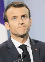  ?? BILD: SN/AFP ?? Emmanuel Macron