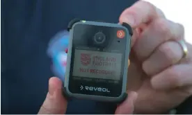  ?? Handout Photo/PA ?? A body camera of the sort to be worn by referees as part of the trial. Photograph: FA