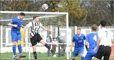  ?? PD091659 ?? Success: Athersley Rec in action against Brigg Town. Pictures: Wes Hobson.