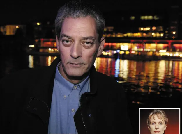  ??  ?? In his autobiogra­phy Groundwork it is about as close as you’ll ever come to figuring out who the real Paul Auster is (inset) Siri Hustvedt, Auster’s writer wife Photos: Getty Images