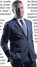  ?? GRACIELA SOLÍS ?? Ricardo Cabañas, representa­nte de Keylor Navas, también es el encargado de Adonis.