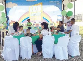  ??  ?? Amaia Scapes Iloilo’s Kids Day Out event encourages families to spend quality time together