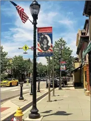  ?? DIGITAL FIRST MEDIA FILE PHOTO ?? Banners featuring local veterans stand on display along Main Street and other roads in Lansdale borough in summer 2016.