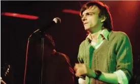  ?? ?? ‘Don’t start tellin’ me what to do’ … Mark E Smith performing with the Fall at Mainstreet, Auckland in August 1982. Photograph: Jonathan Ganley