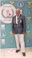  ?? ?? SA blind cricket team manager Shane Mahabeer.