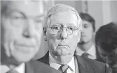  ?? J. SCOTT APPLEWHITE, AP ?? Senate Majority Leader Mitch McConnell, R-Ky., insisted that the Intelligen­ce Committee would “get to the bottom.”