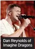  ?? ?? Dan Reynolds of Imagine Dragons