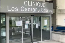  ?? (Photo DR) ?? Veilleur de nuit dans cette clinique, Lorenzo Pringere était, comme le personnel soignant, soumis à l’obligation vaccinale.