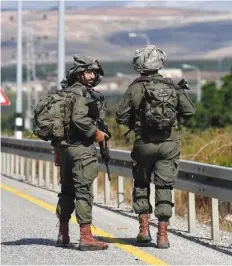 ?? DR ?? Soldados israelitas encontram-se em estado de alerta