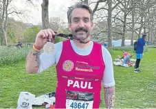  ?? ?? Paul Weller completed the London Marathon in memory of his stepmother