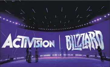  ?? Jae C. Hong Associated Press ?? GAME MAKER Activision Blizzard says the company values diversity and strives to “foster a workplace that offers inclusivit­y for everyone,” but a state labor suit filed in July alleges the company has a “frat boy” culture.