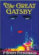  ?? Submitted photo ?? The Great Gatsby original book cover pictured on right.