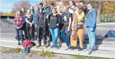  ?? FOTO: GRAF SODEN ?? Die dänischen Gastschüle­r genießen ihren Aufenthalt.