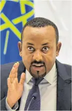  ?? BILD: SN/APA/AFP/MICHAEL TEWELDE ?? Abiy Ahmed
Im Lokalteil: Ein Gespräch mit der aus Äthiopien stammenden Witwe von Karlheinz Böhm, Almaz Böhm.