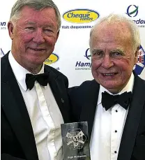  ??  ?? Close: Sir Alex Ferguson and Hugh McIlvanney