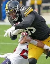  ?? Peter Diana/Post-Gazette ?? Signing tight end Eric Ebron was the Steelers’ biggest offseason “headline” of last offseason. He finished with 56 receptions for 558 yards and five touchdowns.