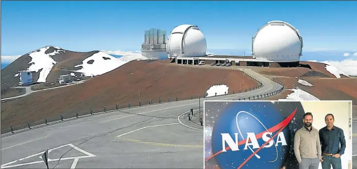  ?? FOTOS: GZA. PAGANINI ?? INSTRUMENT­O. El Observator­io Keck, desde donde se hizo el estudio usando grandes telescopio­s.