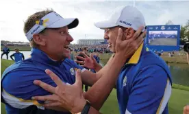  ?? ?? Sergio García and Ian Poulter, shown celebratin­g victory in 2018 at Le Golf National, have provided some of Europe’s finest Ryder Cup memories. Photograph: Tom Jenkins/The Guardian