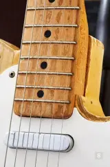  ??  ?? Being slightly less chunky than previous years and with a soft ‘v’ shape, ’56 Fender Tele necks are in demand for their full, yet comfortabl­e profile