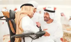  ?? Photos: WAM/Gulf News Archives ?? Shaikh Mohammad during a wedding reception for 40 couples from different parts of the Western Region in Abu Dhabi, in 2011. ■