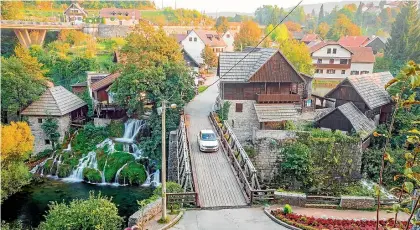  ??  ?? Croatia’s waterfall village of Rastoke is off the tourist radar.