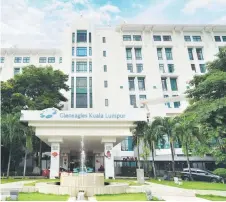  ?? ?? Post-expansion, Gleneagles Hospital Kuala Lumpur will enter a new phase of growth and will be one of the largest private hospitals in Malaysia with over 700 beds.
