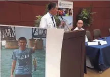 ?? CRAIG RUBADOUX, FLORIDA TODAY ?? Florida health officials say Sebastian DeLeon, a camp counselor seen in photo at left, contracted a brain-eating amoebic infection from swimming in Broward County.