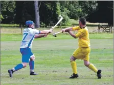  ?? Andrew Sinclair. Photograph: ?? Action from the Mowi Senior League C match between Inveraray and Glasgow Mid Argyll last Saturday.