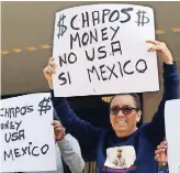  ??  ?? "Venimos a pedirle a Pompeo que regresen a “El Chapo”, venimos a pedirle a Ebrard que intervenga para que lo regresen", expuso el litigante