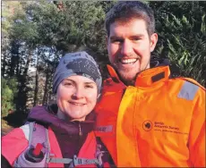  ??  ?? Organisers Stacey and Max Holloway from Oban-based WayOutside hailed the event a big success.
