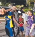  ?? Picture: Hart Creative Co. ?? Annie (right) from Yarrabah plays basketball with her friends and Fire Project staff member Jackson Ahwang at the FNQ Slam event.